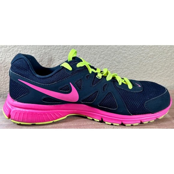 Nike Revolution 2 Women's Size 11 Running Shoes 554900-463 Sneakers - Black Pink - Picture 8 of 11